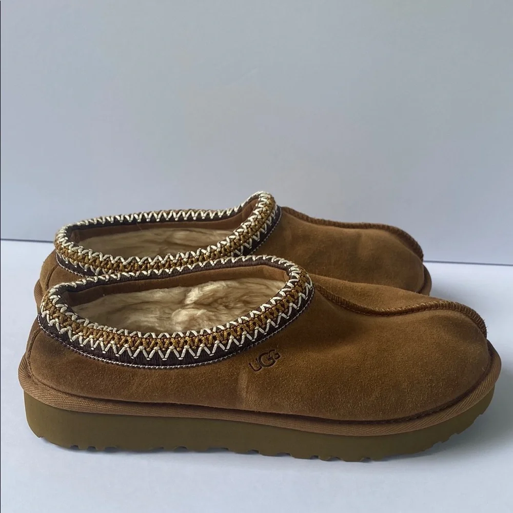 UGG Chestnut Suede Slip-Ons - Picture 6 of 11